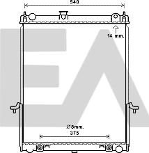 EACLIMA 31R18145 - Radiator, mühərrikin soyudulması furqanavto.az