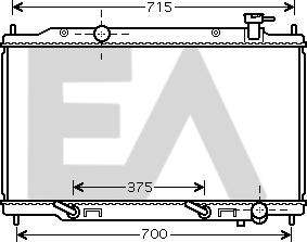 EACLIMA 31R18125 - Radiator, mühərrikin soyudulması furqanavto.az