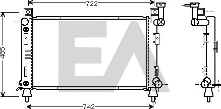 EACLIMA 31R12009 - Radiator, mühərrikin soyudulması furqanavto.az