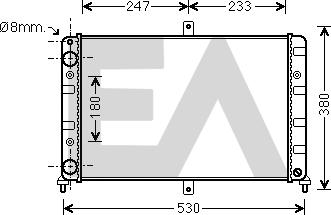 EACLIMA 31R39011 - Radiator, mühərrikin soyudulması furqanavto.az
