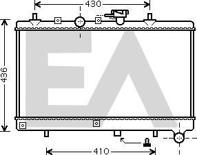 EACLIMA 31R36015 - Radiator, mühərrikin soyudulması furqanavto.az