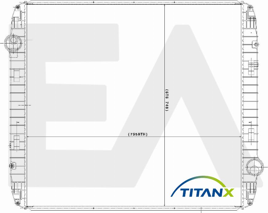 EACLIMA 31R30059T - Radiator, mühərrikin soyudulması furqanavto.az