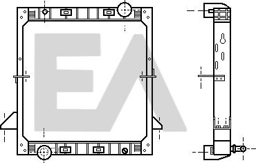 EACLIMA 31R30018 - Radiator, mühərrikin soyudulması furqanavto.az