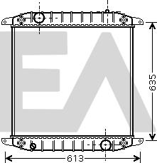 EACLIMA 31R30033 - Radiator, mühərrikin soyudulması furqanavto.az