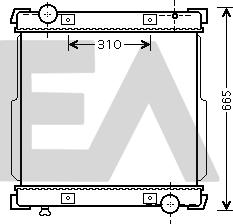 EACLIMA 31R30037 - Radiator, mühərrikin soyudulması furqanavto.az