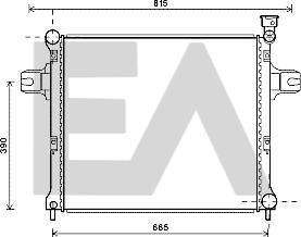 EACLIMA 31R33022 - Radiator, mühərrikin soyudulması furqanavto.az