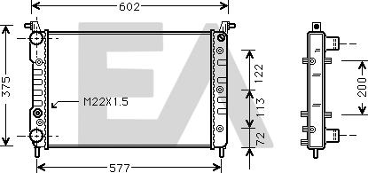 EACLIMA 31R25043 - Radiator, mühərrikin soyudulması furqanavto.az