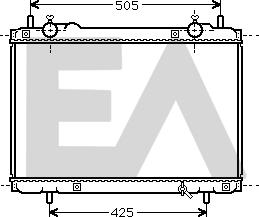 EACLIMA 31R25042 - Radiator, mühərrikin soyudulması furqanavto.az