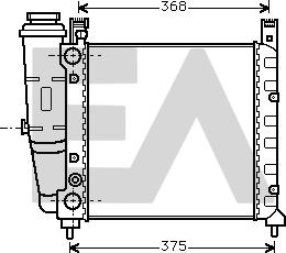 EACLIMA 31R25009 - Radiator, mühərrikin soyudulması furqanavto.az