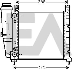 EACLIMA 31R25005 - Radiator, mühərrikin soyudulması furqanavto.az