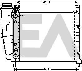 EACLIMA 31R25006 - Radiator, mühərrikin soyudulması furqanavto.az