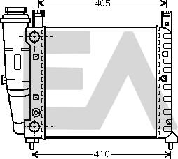 EACLIMA 31R25014 - Radiator, mühərrikin soyudulması furqanavto.az