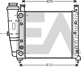 EACLIMA 31R25015 - Radiator, mühərrikin soyudulması furqanavto.az