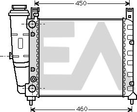 EACLIMA 31R25011 - Radiator, mühərrikin soyudulması furqanavto.az