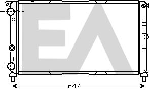 EACLIMA 31R25026 - Radiator, mühərrikin soyudulması furqanavto.az