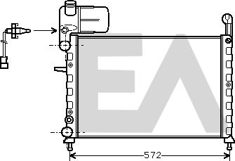 EACLIMA 31R25021 - Radiator, mühərrikin soyudulması furqanavto.az
