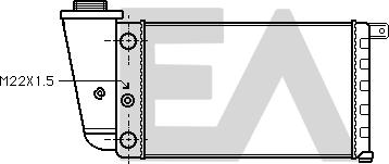 EACLIMA 31R25079 - Radiator, mühərrikin soyudulması furqanavto.az