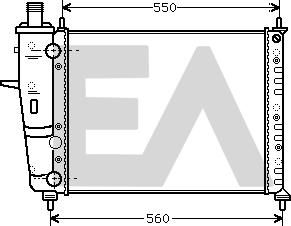 EACLIMA 31R25100 - Radiator, mühərrikin soyudulması furqanavto.az