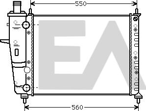 EACLIMA 31R25102 - Radiator, mühərrikin soyudulması furqanavto.az