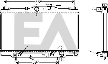 EACLIMA 31R26026 - Radiator, mühərrikin soyudulması furqanavto.az