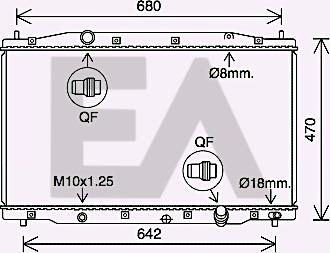 EACLIMA 31R26108 - Radiator, mühərrikin soyudulması furqanavto.az