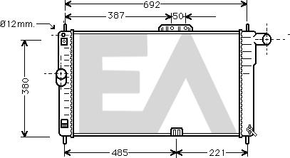 EACLIMA 31R20035 - Radiator, mühərrikin soyudulması furqanavto.az