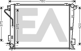 EACLIMA 31R28055 - Radiator, mühərrikin soyudulması furqanavto.az