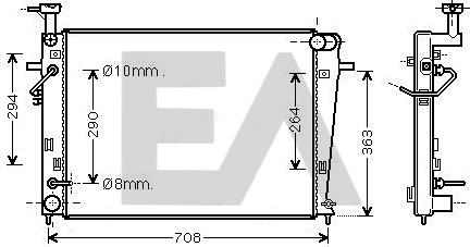 EACLIMA 31R28118 - Radiator, mühərrikin soyudulması furqanavto.az