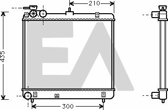 EACLIMA 31R28124 - Radiator, mühərrikin soyudulması furqanavto.az