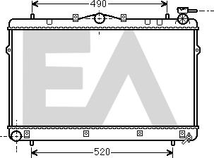 EACLIMA 31R28120 - Radiator, mühərrikin soyudulması furqanavto.az