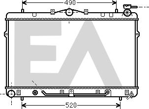 EACLIMA 31R28121 - Radiator, mühərrikin soyudulması furqanavto.az