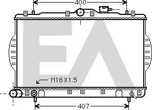 EACLIMA 31R28127 - Radiator, mühərrikin soyudulması furqanavto.az