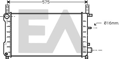 EACLIMA 31R22054 - Radiator, mühərrikin soyudulması furqanavto.az