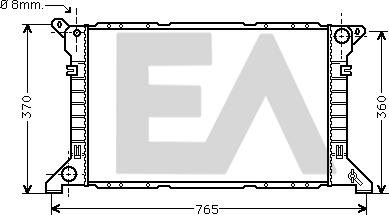 EACLIMA 31R22056 - Radiator, mühərrikin soyudulması furqanavto.az