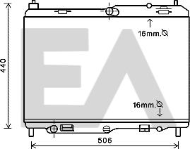 EACLIMA 31R22004 - Radiator, mühərrikin soyudulması furqanavto.az