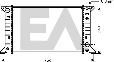 EACLIMA 31R22031 - Radiator, mühərrikin soyudulması furqanavto.az