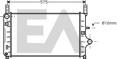 EACLIMA 31R22038 - Radiator, mühərrikin soyudulması furqanavto.az