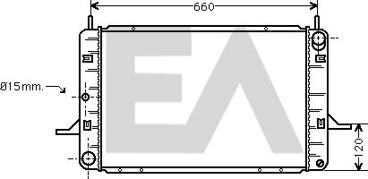 EACLIMA 31R22037 - Radiator, mühərrikin soyudulması furqanavto.az