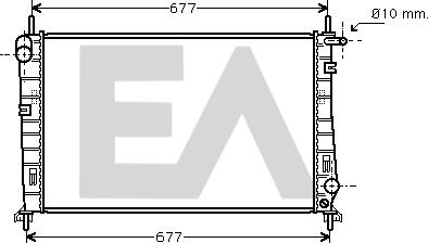 EACLIMA 31R22116 - Radiator, mühərrikin soyudulması furqanavto.az