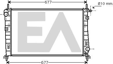 EACLIMA 31R22111 - Radiator, mühərrikin soyudulması furqanavto.az