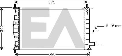 EACLIMA 31R22113 - Radiator, mühərrikin soyudulması furqanavto.az