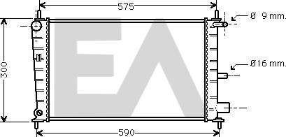EACLIMA 31R22112 - Radiator, mühərrikin soyudulması furqanavto.az
