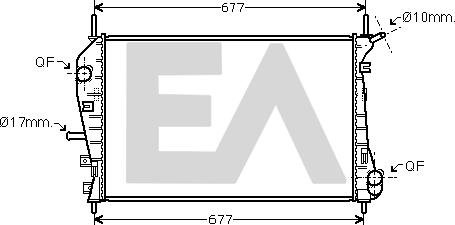 EACLIMA 31R22126 - Radiator, mühərrikin soyudulması furqanavto.az