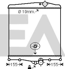 EACLIMA 31R76012 - Radiator, mühərrikin soyudulması furqanavto.az