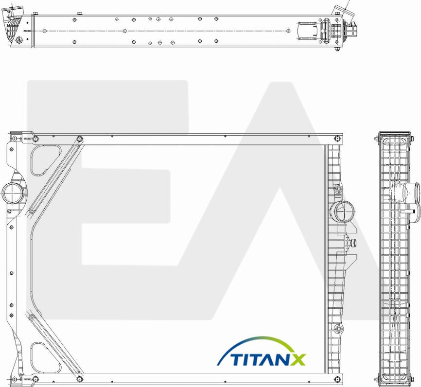 EACLIMA 31R76031T - Radiator, mühərrikin soyudulması furqanavto.az