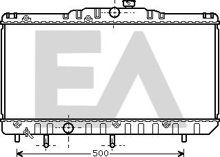 EACLIMA 31R71053 - Radiator, mühərrikin soyudulması furqanavto.az