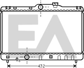 EACLIMA 31R71061 - Radiator, mühərrikin soyudulması furqanavto.az