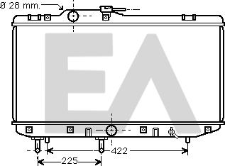 EACLIMA 31R71071 - Radiator, mühərrikin soyudulması furqanavto.az