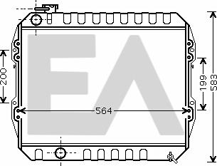 EACLIMA 31R71198 - Radiator, mühərrikin soyudulması furqanavto.az