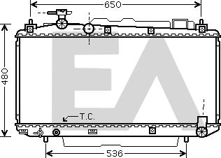 EACLIMA 31R71151 - Radiator, mühərrikin soyudulması furqanavto.az